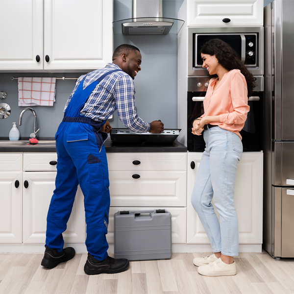 can you provide an estimate for cooktop repair before beginning any work in Dryden